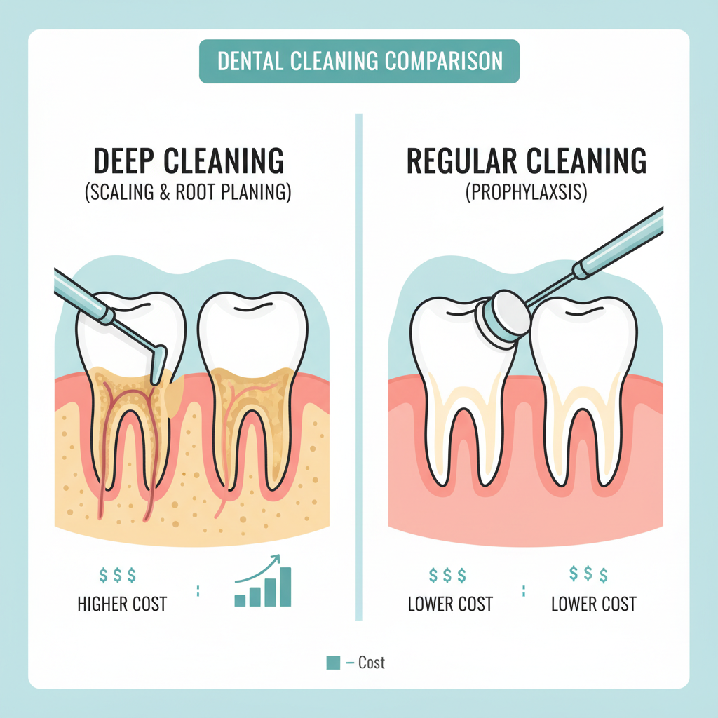 cost of deep cleaning vs regular cleaning intent keyword